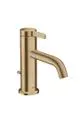 AXOR-HG-AXOR-One-Einhebel-Waschtischmischer-70-mit-Hebelgriff-und-Zugstangen-Ablaufgarnitur-Brushed-Bronze-48000140 gallery number 1